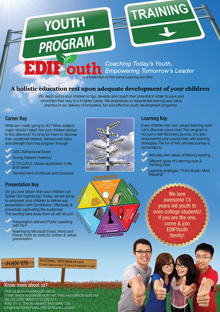 Edifyouth Leaflet Design