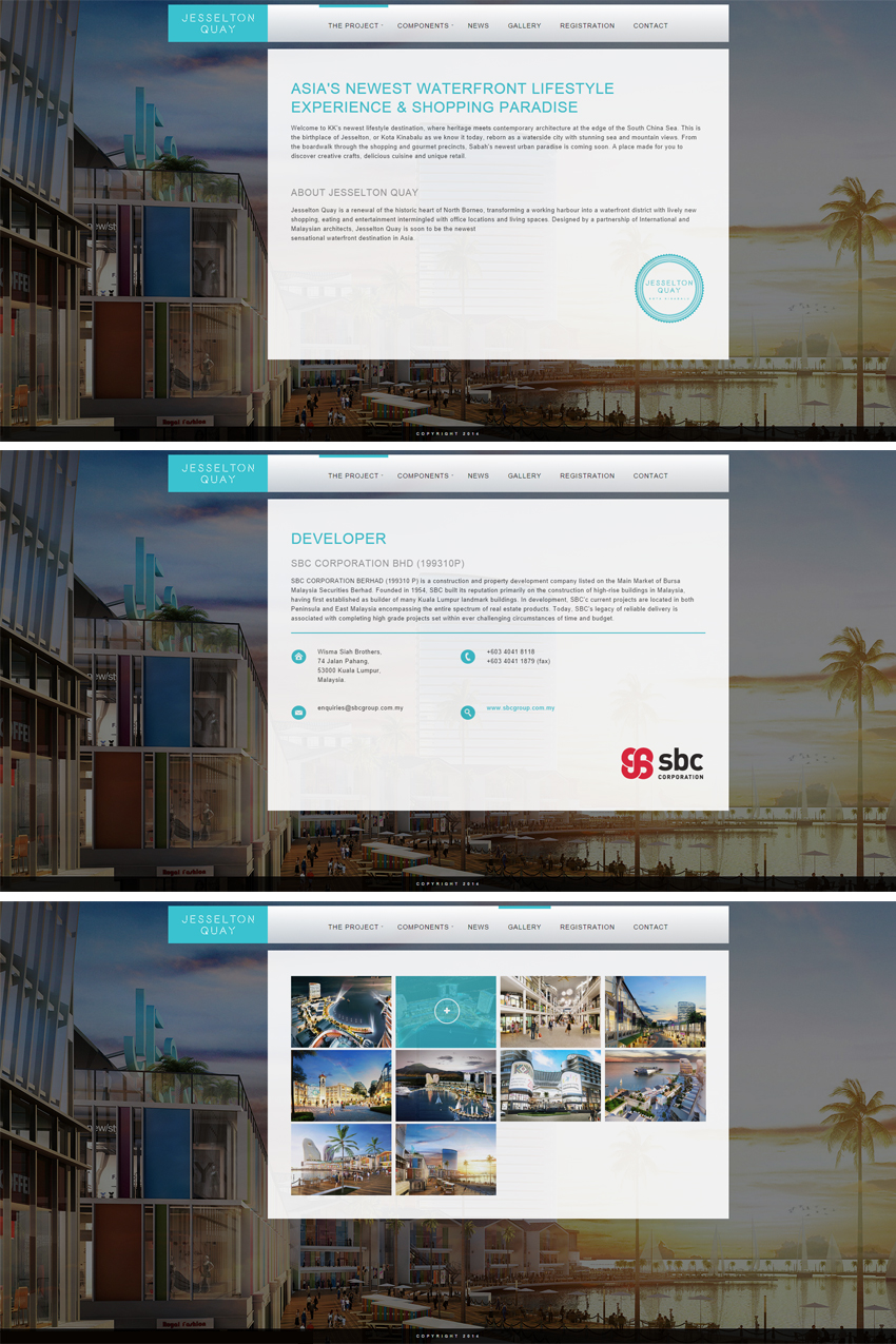 Jesselton Quay Wordpress Website Design