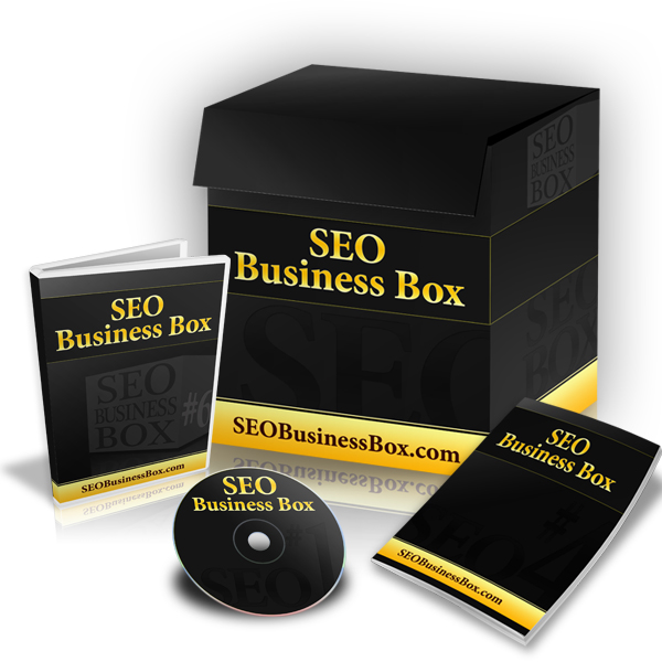 SEO Business Box e-packaging and web banners design