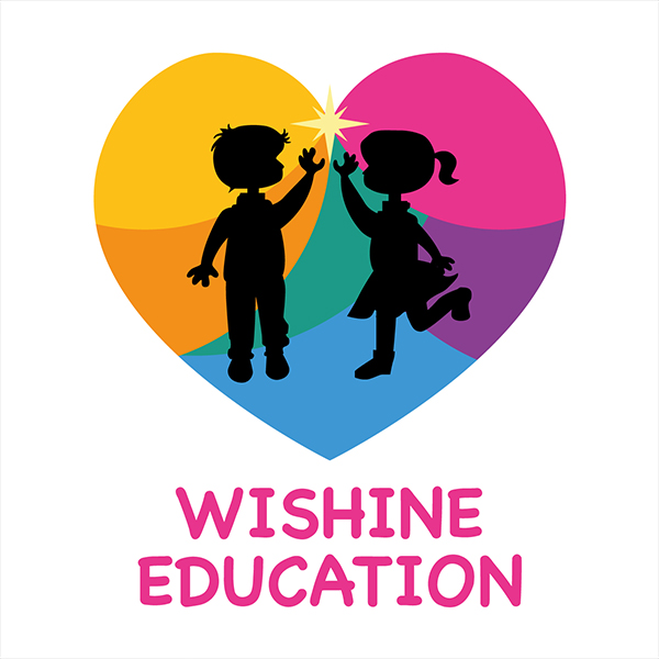 Wishine Education Logo Design